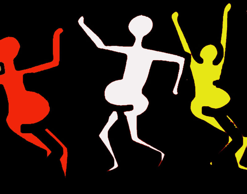 Pregnancy Dance - a Paint by Sandeep Kumar Mishra